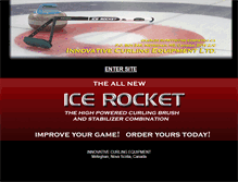 Tablet Screenshot of innovativecurling.com